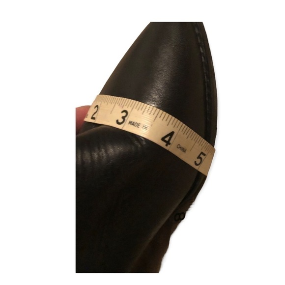 musse & Cloud Black Leather  Pull-on Ankle Boots Size 37 - Picture 6 of 8